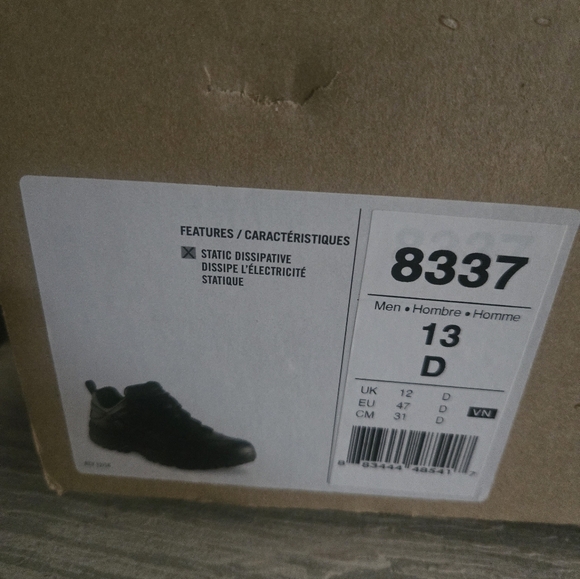 Red Wing Shoes Men's Black Safety Toe Work Sz 13 New - Picture 3 of 4